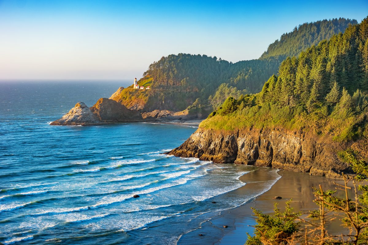 Heceta Head Lighthouse on the Oregon coast